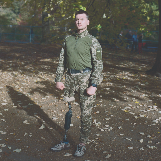 Thanks to prosthetics, Oleksandr Chaika and other Ukrainian defenders can build their future again!